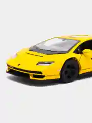 Желтый машинка металлическая инерционная Lamborghini Countach LPI 800-4 KT5437D 1:38 KINSMART