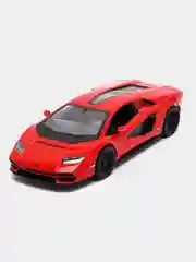 Красный машинка металлическая инерционная Lamborghini Countach LPI 800-4 KT5437D 1:38 KINSMART