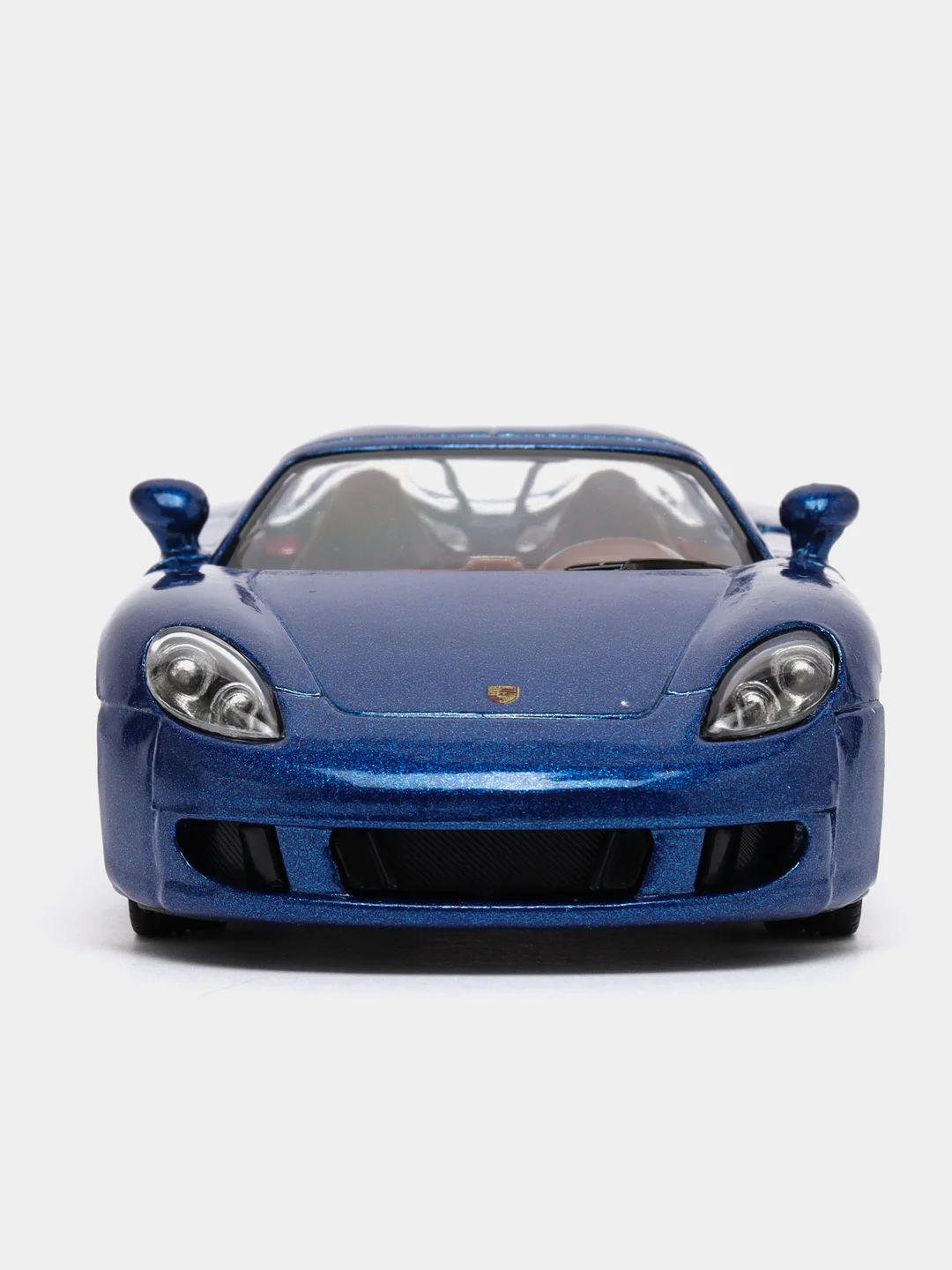 Синий металлическая машинка инерционная  Porsche Carrera GT KT5081D Kinsmart 1:36