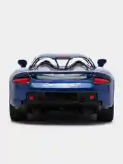 Синий металлическая машинка инерционная  Porsche Carrera GT KT5081D Kinsmart 1:36