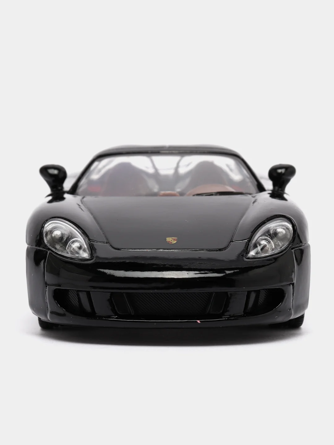 Черный металлическая машинка инерционная  Porsche Carrera GT KT5081D Kinsmart 1:36