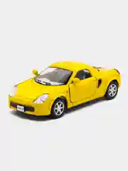 Желтый машинка металлическая, инерционная, Toyota MR2 KT5026D 1:32 Kinsmart