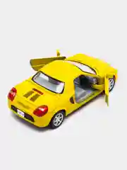 Белый машинка металлическая, инерционная, Toyota MR2 KT5026D 1:32 Kinsmart