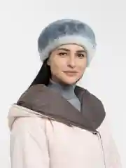 Шапка женская из натурального мутона на трикотажной основе