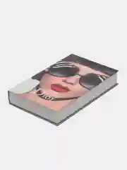 Кремовый книга интерьерная, муляж книги, декор для дома