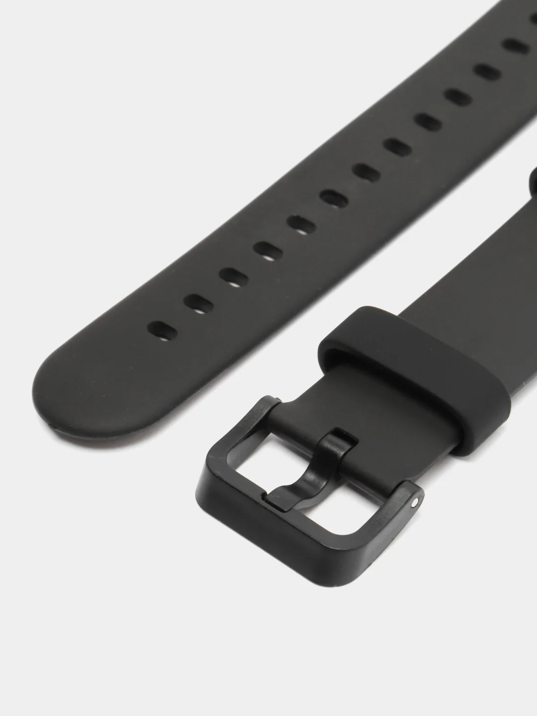 Черный ремешок силиконовый для Xiaomi Smart Mi band 7 pro