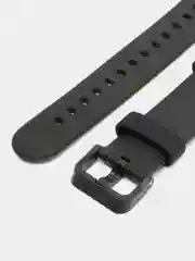 Черный ремешок силиконовый для Xiaomi Smart Mi band 7 pro