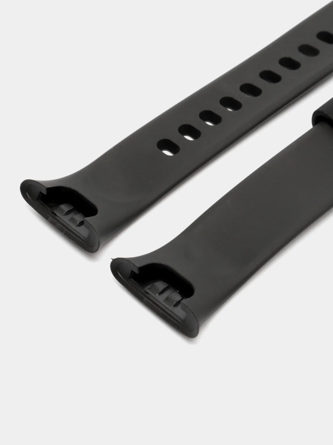 Черный ремешок силиконовый для Xiaomi Smart Mi band 7 pro