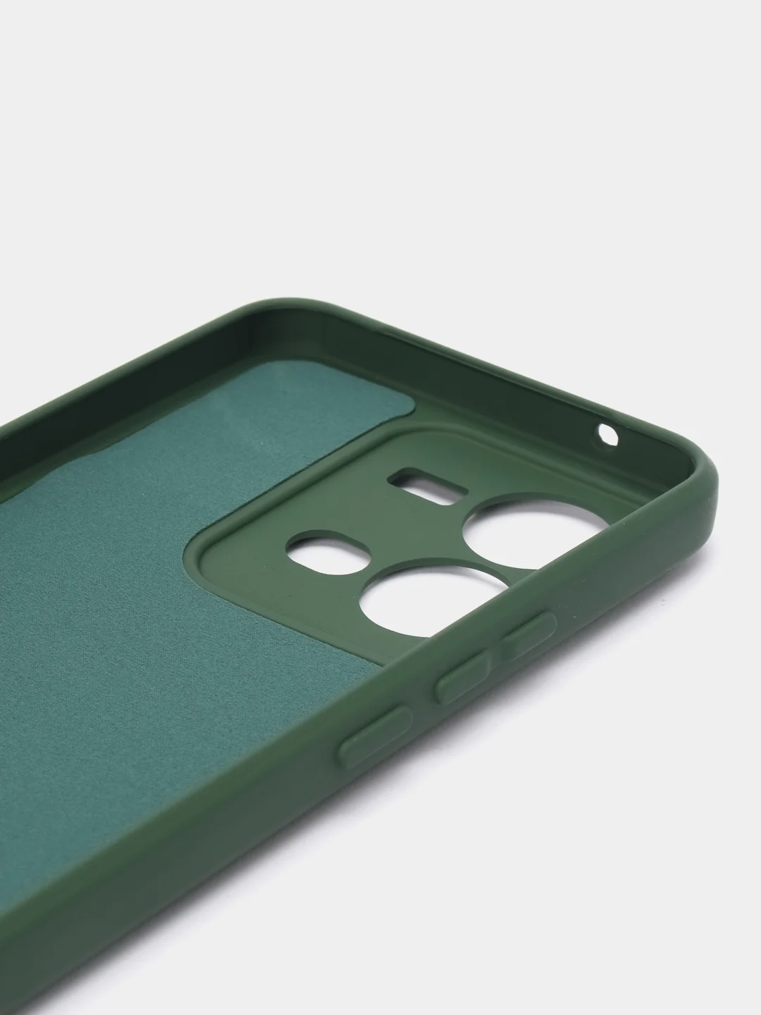 Зеленый чехол Silicone Cover для Vivo V25 / V25E, силиконовый