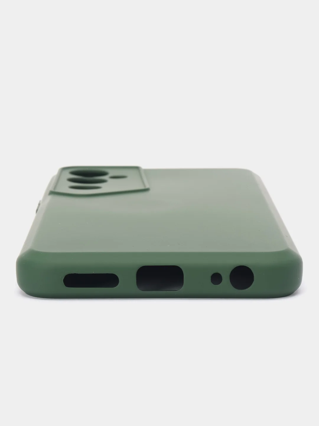 Тёмно-зелёный чехол силиконовый для Tecno Pova Neo 2(Техно Пова Нео 2), Silicone Cover