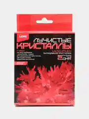 Опыты набор для выращивания Лучистые кристаллы Красный кристалл