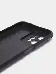Коричневый чехол Realme C31 / Реалми С31, силиконовый, под кожу, с рисунком