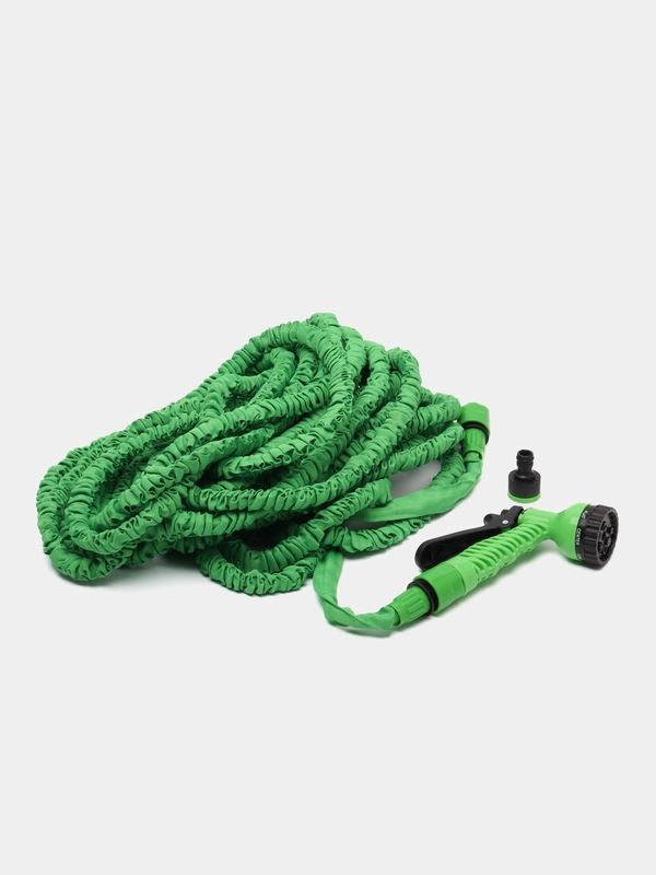 Magic Garden Hose шланг садовый поливочный растягивающийся, гибкий, с насадкой пистолетом