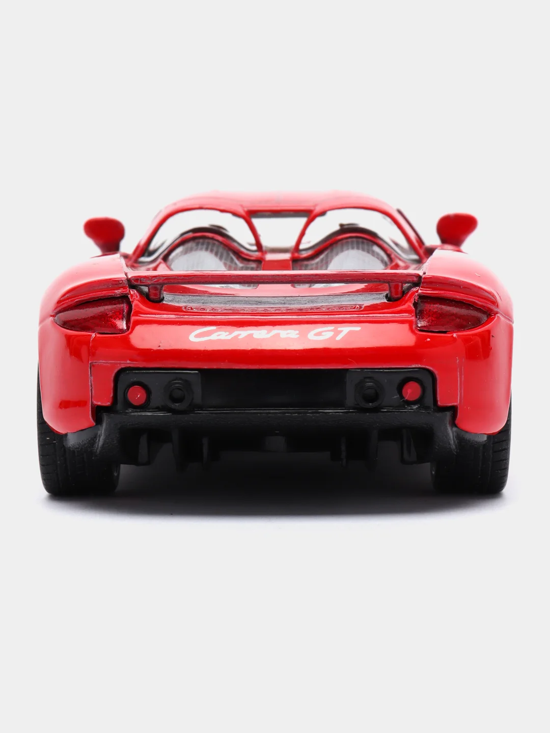 Красный металлическая машинка инерционная  Porsche Carrera GT KT5081D Kinsmart 1:36