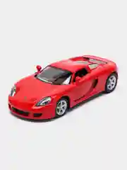 Красный металлическая машинка инерционная  Porsche Carrera GT KT5081D Kinsmart 1:36