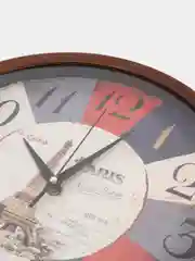 Светло-синий часы настенные 30 см