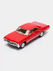 Красный машинка металлическая инерционная 1967 Chevrolet Impala (Импала) KT5418D 1:43 Kinsmart