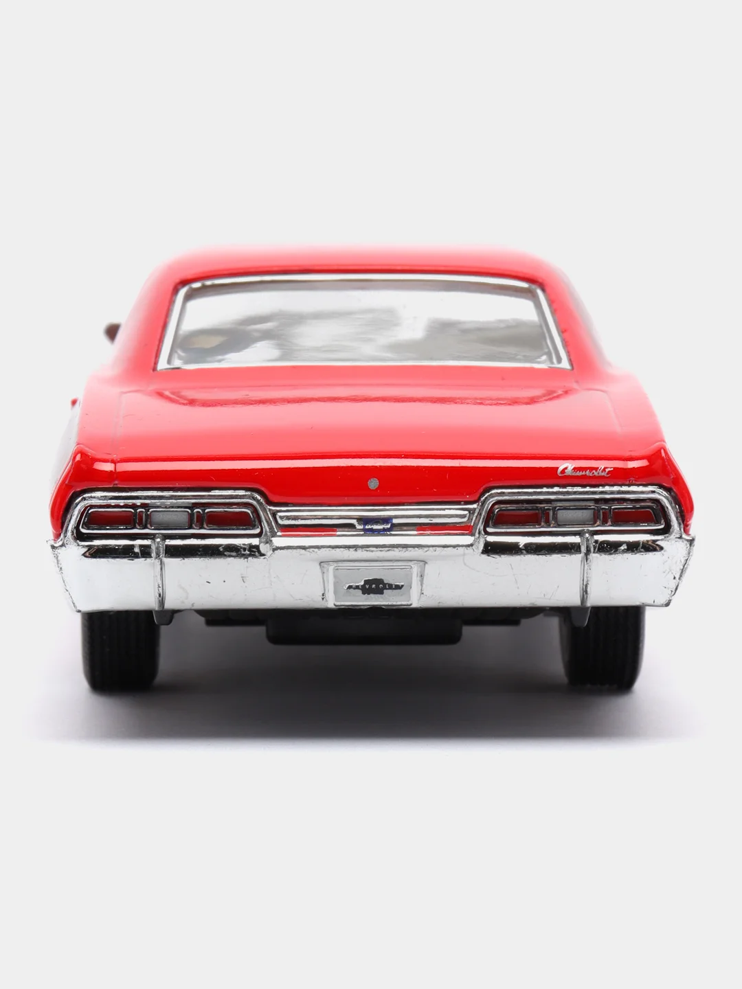 Красный машинка металлическая инерционная 1967 Chevrolet Impala (Импала) KT5418D 1:43 Kinsmart