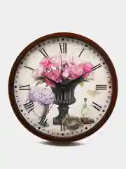Розовый часы настенные 30 см