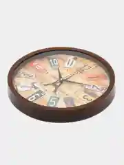 Оранжевый часы настенные 30 см