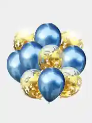 Лазурный фонтан из воздушных шаров, 10 штук