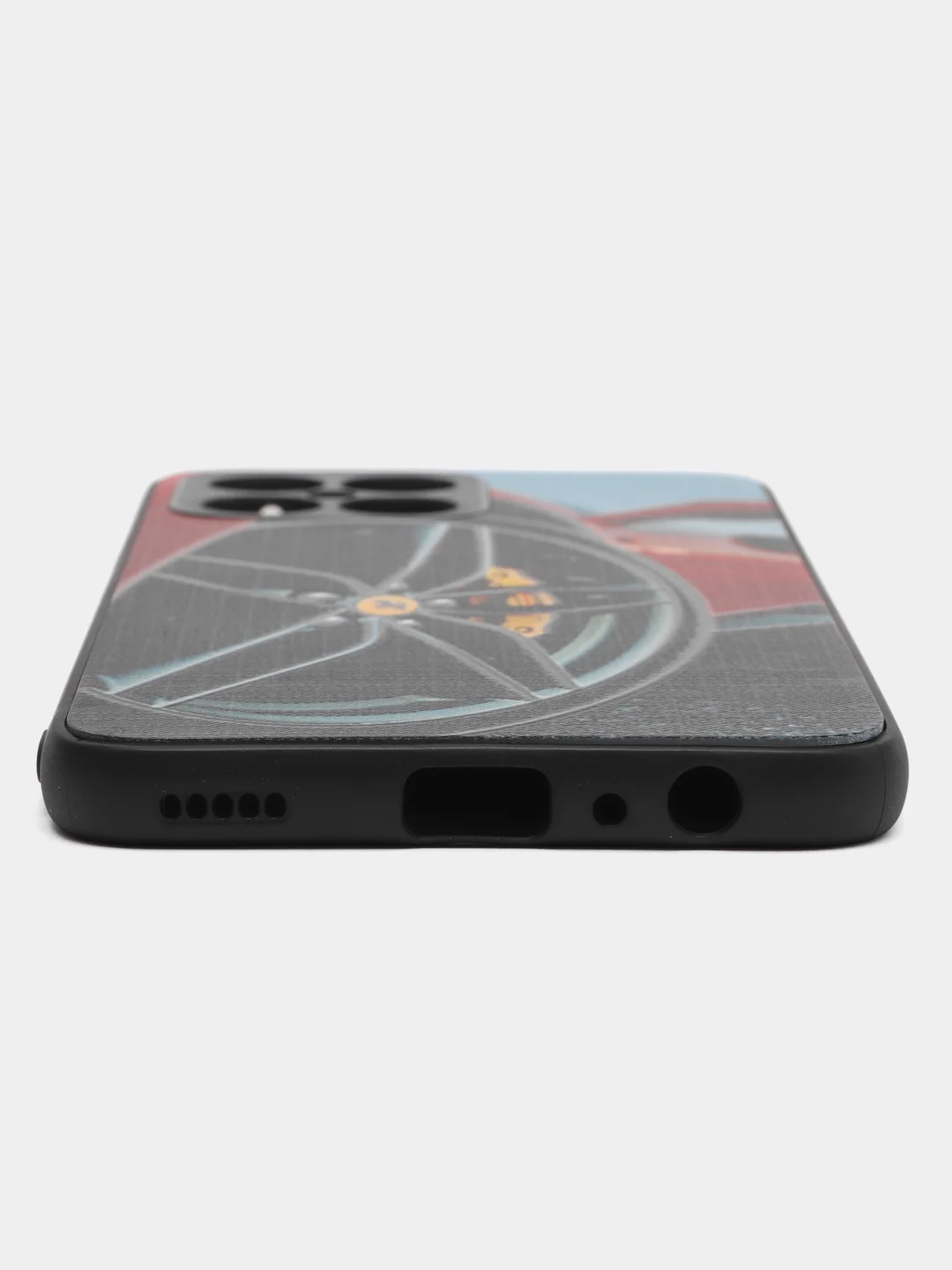 Красный чехол с рисунком на Huawei Honor X8 ( Хуавей Хонор Х8)
