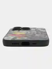 Горчичный чехол с ярким рисунком на Apple iPhone 14 Pro (Айфон 14 Про)