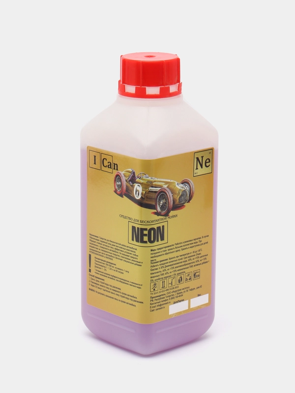 Автошампунь Ican Neon для бесконтактной мойки автомобилей, 1 кг
