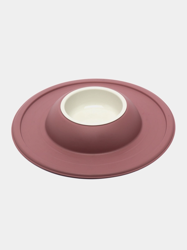 Миска на подставке, Lilli Pet, 39 см, пластик 20-5753/ розовый