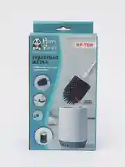 Туалетная щетка Happy Panda HP-TE01 силиконовая с подставкой и держателем на стену