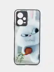 Белый чехол с рисунком на Xiaomi Poco X5 и Redmi Note 12 5G (Сяоми Поко Х5 и Редми Нот 12 5Г)