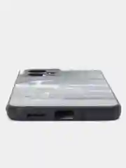 Серый металлик чехол с рисунком на Xiaomi Poco X5 и Redmi Note 12 5G (Сяоми Поко Х5 и Редми Нот 12 5Г)