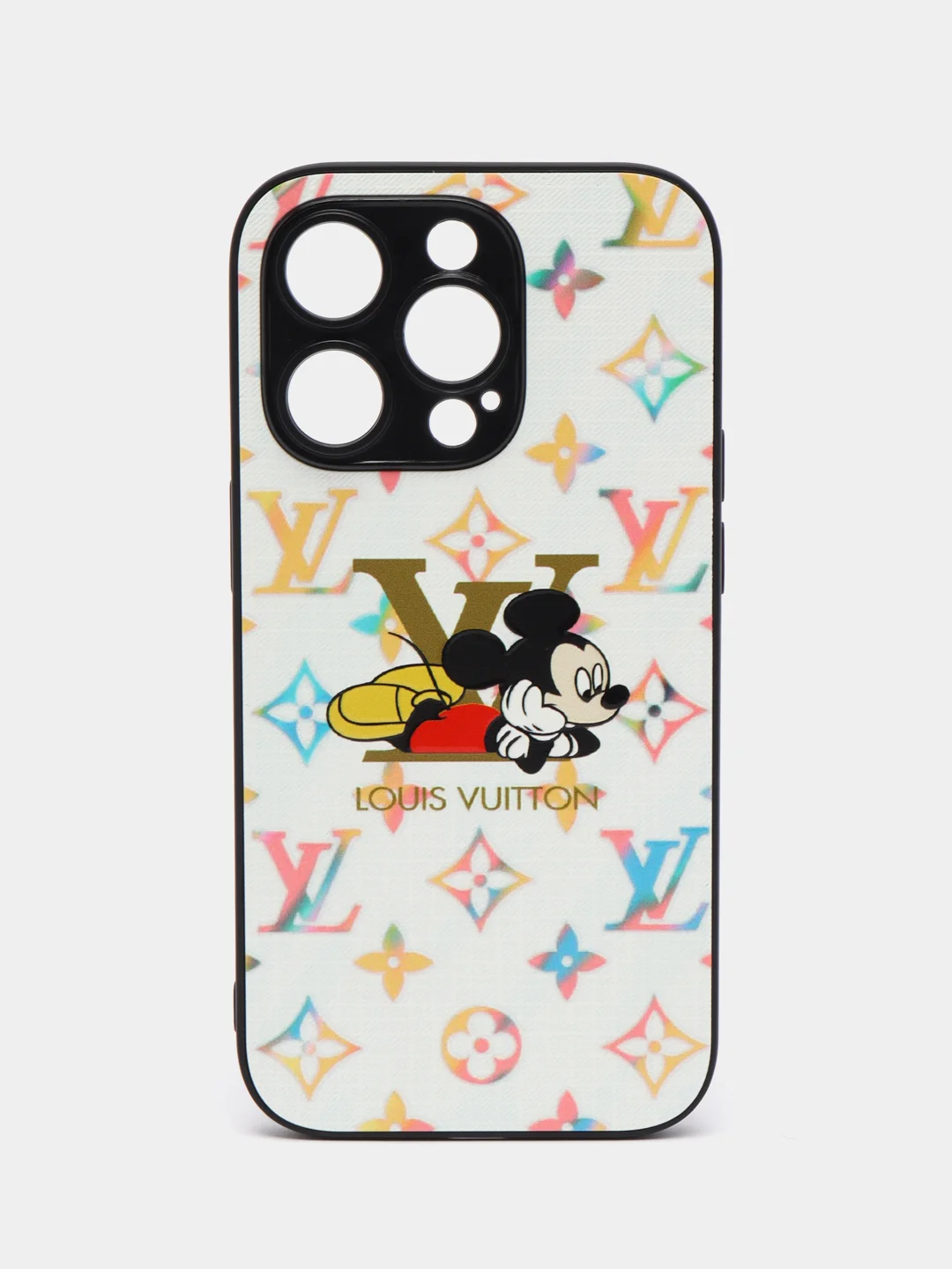 Молочный чехол с ярким рисунком на Apple iPhone 14 Pro (Айфон 14 Про)