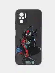 Темно-синий чехол с рисунком на Poco M5s, Xiaomi Redmi Note 10 и Note 10S (Поко М5с и Редми Нот 10)
