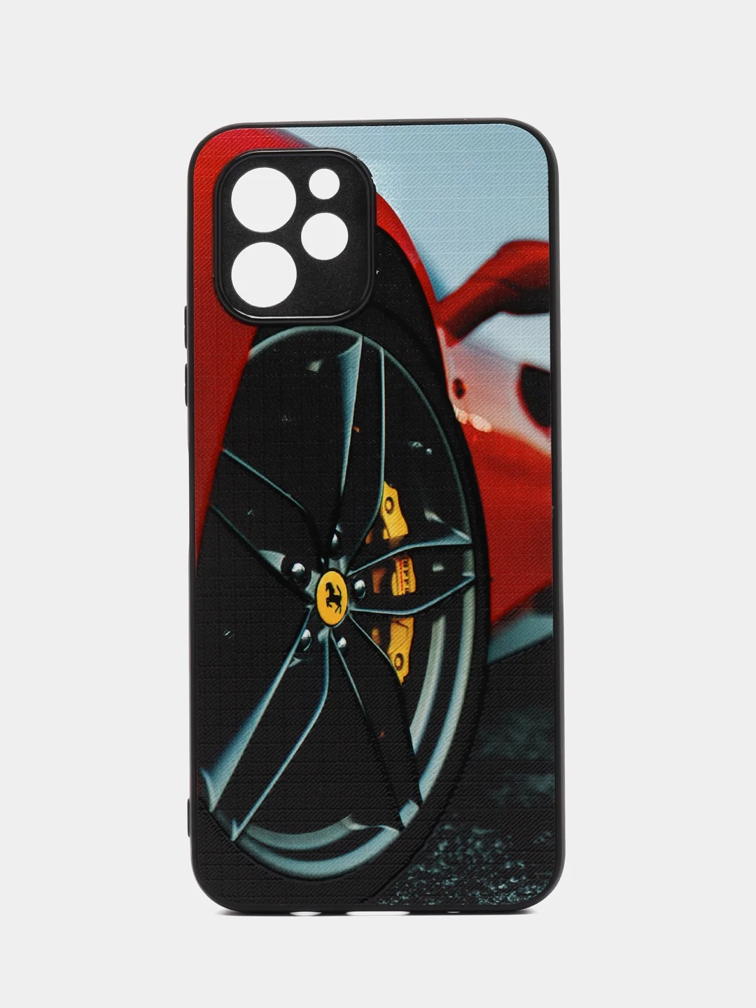 Красный чехол с рисунком на Huawei Nove Y61 (Хуавей Нова У61)