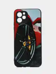 Красный чехол с рисунком на Huawei Nove Y61 (Хуавей Нова У61)