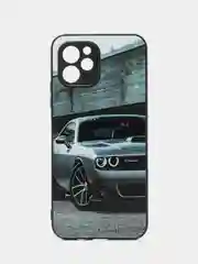 Серый металлик чехол с рисунком на Huawei Nove Y61 (Хуавей Нова У61)