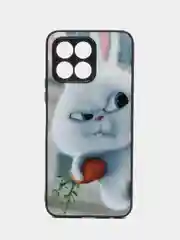 Белый чехол на Honor X6 (Хонор Х6), с рисунком