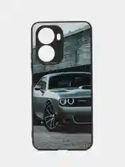 Серый металлик чехол с рисунком на Huawei Nova 10 SE (Хуавей Нова 10 СЕ)