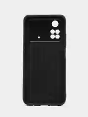 Сиреневый чехол с ярким рисунком/принтом на Xiaomi Poco M4 Pro 4G 6,43" (Сяоми Поко М4 Про 4G 6.43")