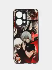 Коралловый меланж чехол с рисунком на Honor X7a (Хонор Х7а)