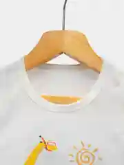 Белый летний костюм для мальчика и девочки, шорты и майка детские