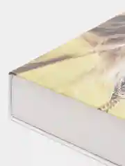 Желтый книга интерьерная, муляж книги, декор для дома