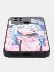 Сиреневый чехол с рисунком на Xiaomi Redmi 10C ( Сяоми Редми 10Ц)