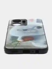 Белый чехол с рисунком на Honor X7a (Хонор Х7а)