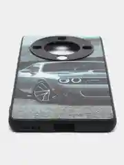 Серый металлик чехол с рисунком на Honor X9a (Хонор Х9а)