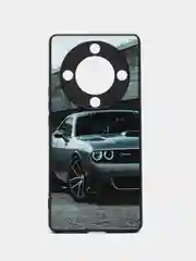 Серый металлик чехол с рисунком на Honor X9a (Хонор Х9а)