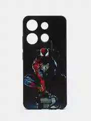 Темно-синий чехол с рисунком на Tecno Spark Go 2023 и Tecno Pop 7 (Техно Го 2023 и Текно Поп 7)