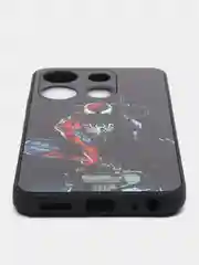 Темно-синий чехол с рисунком на Tecno Spark Go 2023 и Tecno Pop 7 (Техно Го 2023 и Текно Поп 7)