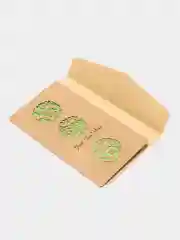 Аметистовый крафт открытка в конверте